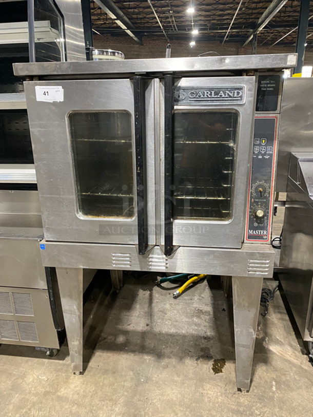 Garland Commercial Gas-Powered Full-Size Convection Oven! With View Through Doors! Metal Oven Racks! All Stainless Steel! On Legs!