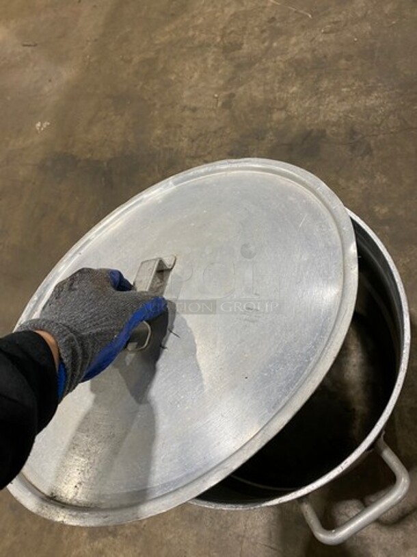 Metal Stock Pot! With Lid! With Side Handles! - Image 6 of 6