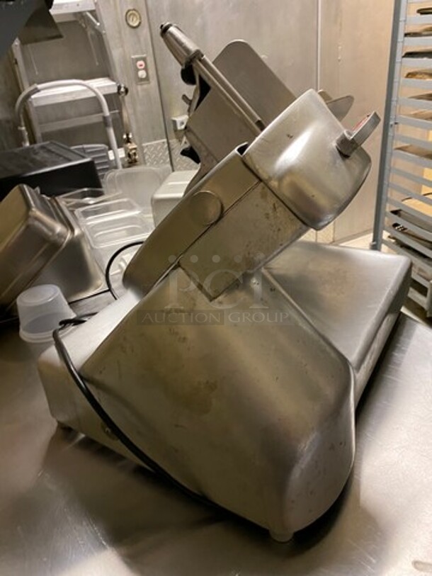 Berkel Commercial Countertop Deli/ Meat Slicer! All Stainless Steel! WORKING WHEN REMOVED! - Image 4 of 7