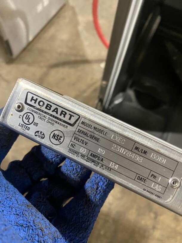 Hobart New Body Style Under The Counter Dishwasher! All Stainless Steel! Model: LXEC SN: 231178498 120V 60HZ 1 Phase - Image 7 of 8
