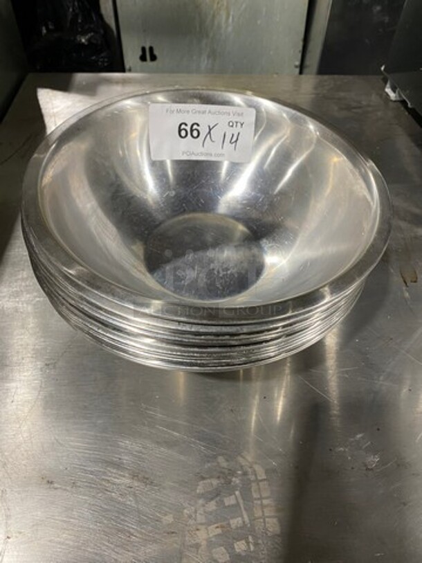 Stainless Steel Mixing Bowls! 14x Your Bid!