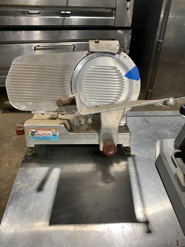 Fleetwood Commercial Countertop Deli/ Meat Slicer! All Stainless Steel! Model: M250S 115V 60HZ 1 Phase - Image 2 of 9