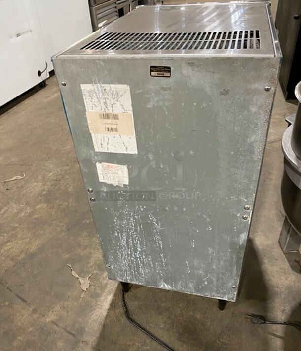 WOW! LATE Model Hoshizaki Commercial Countertop Refrigerated Ice Maker/Dispenser And Water Dispenser! All Stainless Steel! On Legs!  - Image 3 of 8