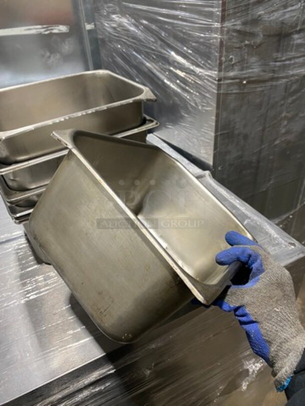 Commercial Steam Table/ Prep Table Food Pans! All Stainless Steel! 8x Your Bid! - Image 5 of 7