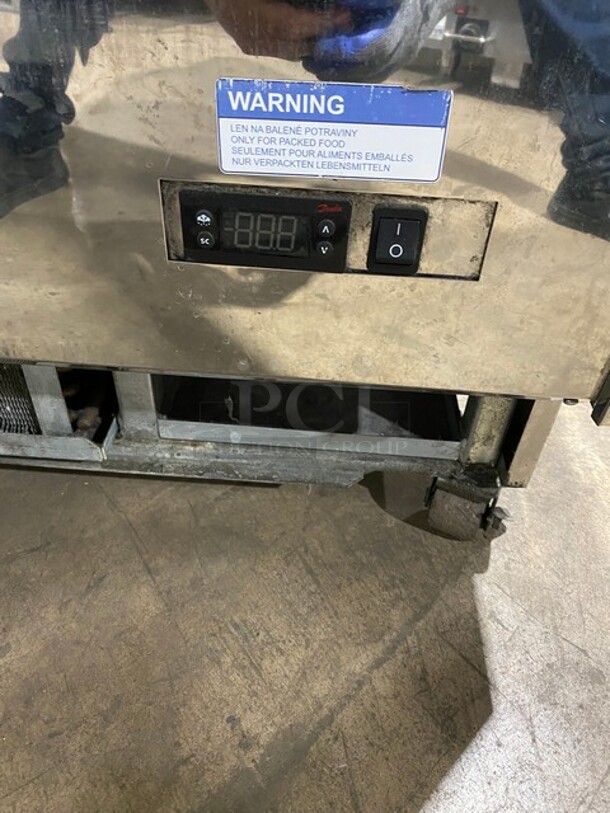 2015 Karlos Stainless Steel Commercial Grab N Go Open Merchandiser! On Casters! MODEL 1250 M2 SN: 43670 230V  - Image 9 of 10