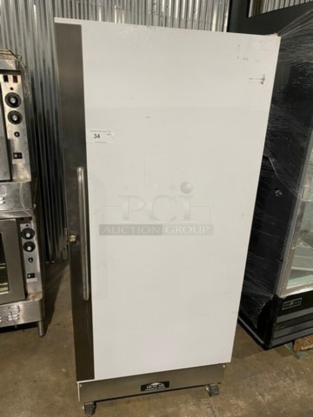 Artic Air Commercial Single Door Freezer! With Poly Coated Racks! Model: F22CWF4 SN: WB83237260 115V