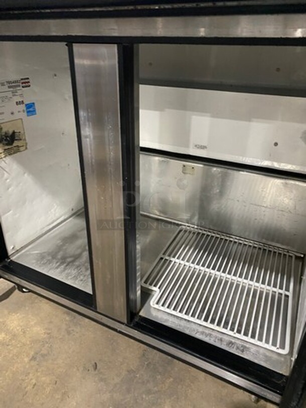 True Commercial 2 Door Lowboy/Worktop Cooler! All Stainless Steel! WORKING WHEN REMOVED! Model: TUC3634 SN: 7054882 115V 60HZ 1 Phase - Image 5 of 7