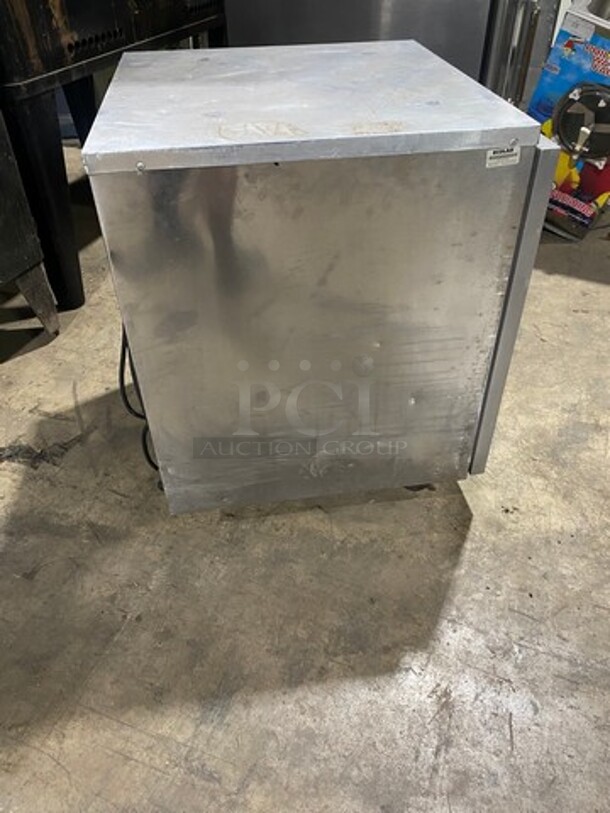 Delfield Commercial Single Door Lowboy/ Worktop Cooler! All Stainless Steel! On Casters! Model: 406CACHIP1 SN: 1503152001684 115V 60HZ 1 Phase - Image 3 of 8