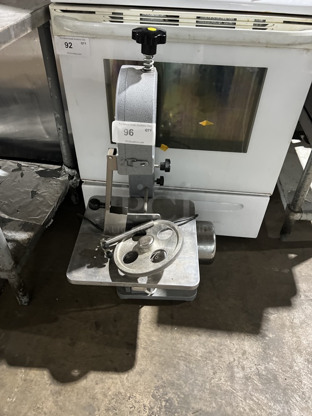 Commercial Countertop bone Saw Machine! All Stainless Steel! Eletric Powered! With Extra Blades! MODEL: JG210 110V! - Image 2 of 12