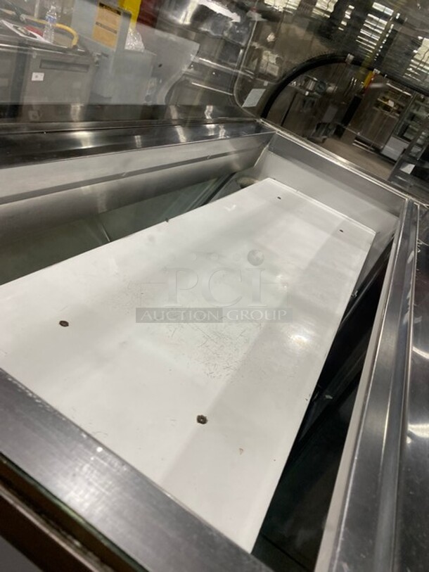 2008 Leader Commercial Refrigerated Deli Case! With Slanted Front Glass! With Sliding Rear Access Doors! MODEL SDL48SC SN:PR121811 115V 1PH - Image 7 of 8
