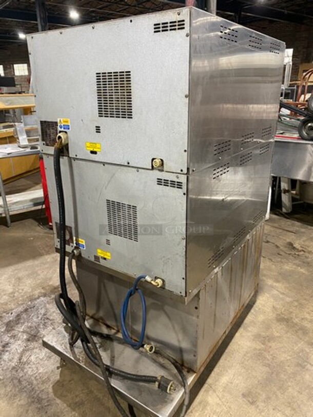 Mono Commercial Double Deck Convection Oven! With View Through Doors! All Stainless Steel! On Casters! - Image 3 of 11