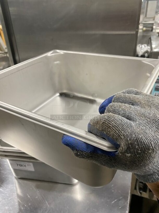 NEW! Vollrath Commercial Steam Table/ Prep Table Food Pans! All Stainless Steel! 4x Your Bid! - Image 6 of 7