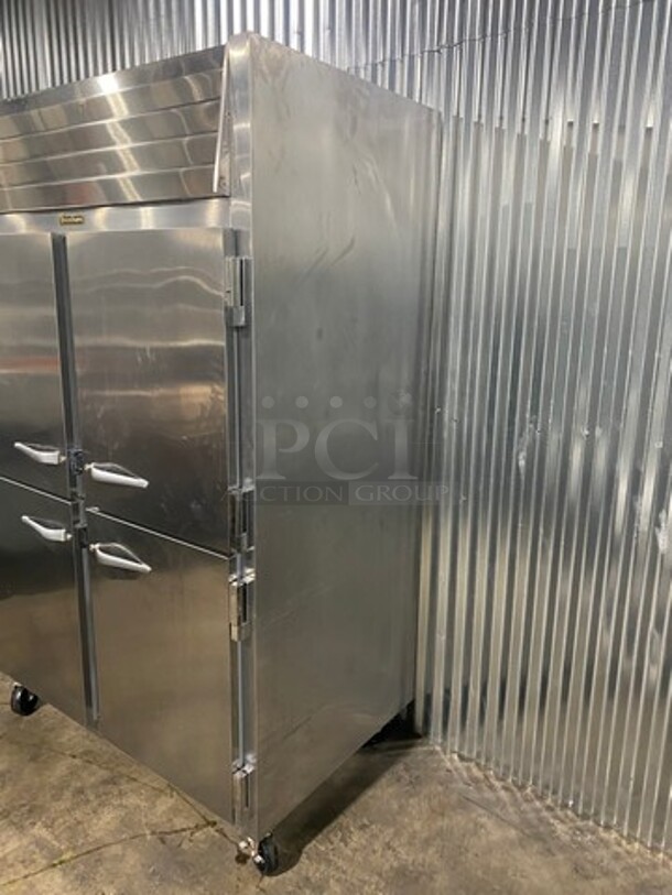 Traulsen Commercial 4 Half Door Reach In Cooler! All Stainless Steel! Model AHT232NUTHHS Serial T180251B12! 115V 1Phase! On Casters! - Image 2 of 11
