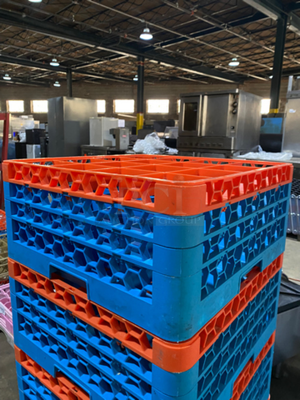 Blue And Orange Poly Cup Crates! 5x Your Bid! - Image 3 of 4