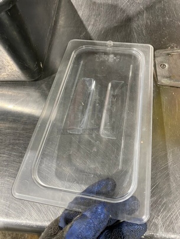 ALL ONE MONEY! Cambro Clear Poly Food Container Lids! - Image 3 of 6