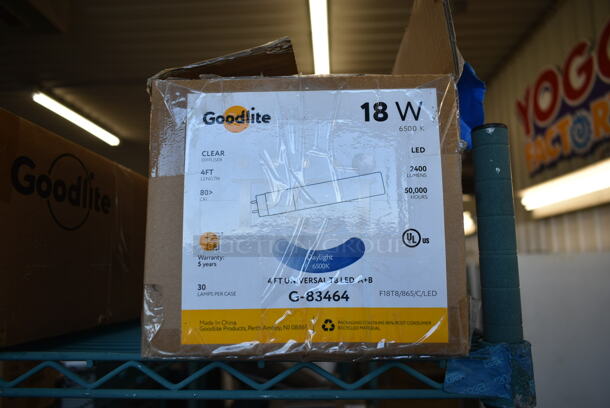 2 Boxes of 30 BRAND NEW Goodlite 4' Fluorescent Tube Lights. 2 Times Your Bid! - Image 1 of 5