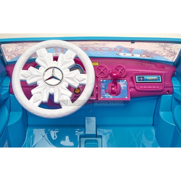Disney Frozen Mercedes GLS-320 Battery Powered Ride-On, 12 Volt For Girls Ages 3 and up. 34.25 x 49.70 x 25.00 Inches
 - Image 4 of 11
