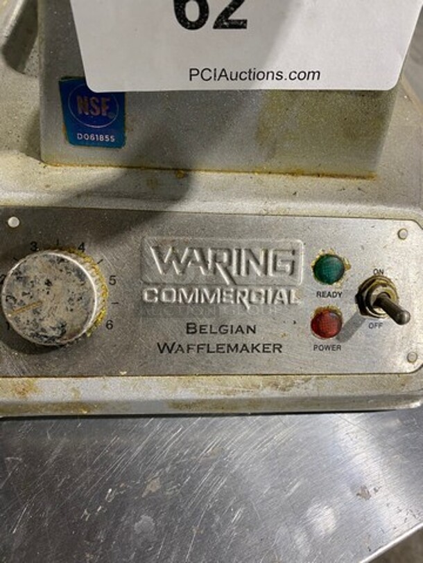 Waring Commercial Countertop Belgian Waffle Maker! Model: WW180 120V - Image 5 of 9