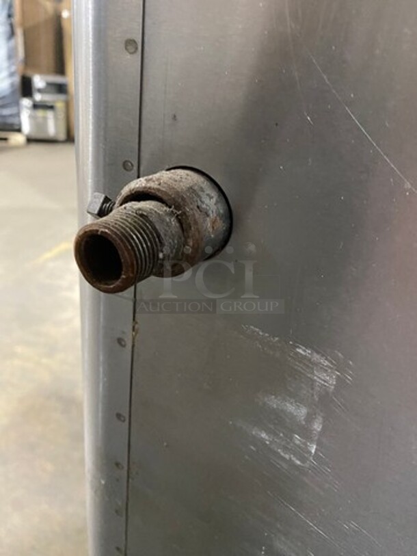 Blodgett Commercial Natural Gas Powered Double Deck Baking/ Pizza Oven! All Stainless Steel! On Legs! 2x Your Bid Makes One Unit! WORKING WHEN REMOVED! - Image 12 of 12