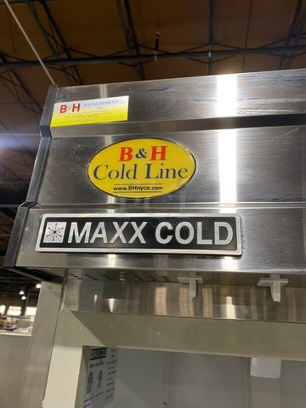 COOL! Maxx Cold Commercial Single Door Reach In Freezer! With Poly Coated Racks! All Stainless Steel! On Casters! Model: MXDF23FDHC SN: 3542107210012 115V 60HZ 1 Phase - Image 9 of 10