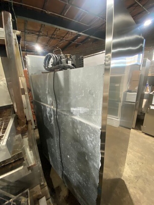 Custom Cool Commercial 2 Door Reach In Cooler! All Stainless Steel! On Legs! Model: RIR2SC SN: J1602436 115V 60HZ 1 Phase - Image 3 of 10