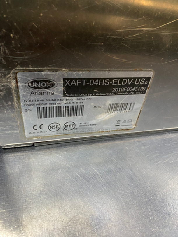 Cadco Unox Electric Powered Commercial Countertop Convection Oven! With View Through Door! Stainless Steel! Arianna Series Model:8029212014843 208/240V 60Hz - Image 5 of 7
