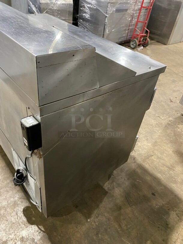 Beverage-Air! Stainless Steel Commercial Sandwich Prep Table! on Commercial Casters. 115 Volts, 1 Phase - Image 4 of 9