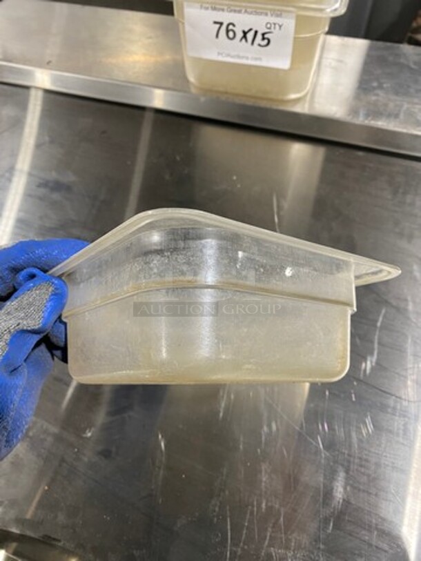 Cambro Clear Poly Food Containers! 15x Your Bid! - Image 4 of 7