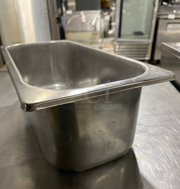Oscartielle Commercial Gelato/Prep Table Food Pans! All Stainless Steel! 4x Your Bid! - Image 4 of 6
