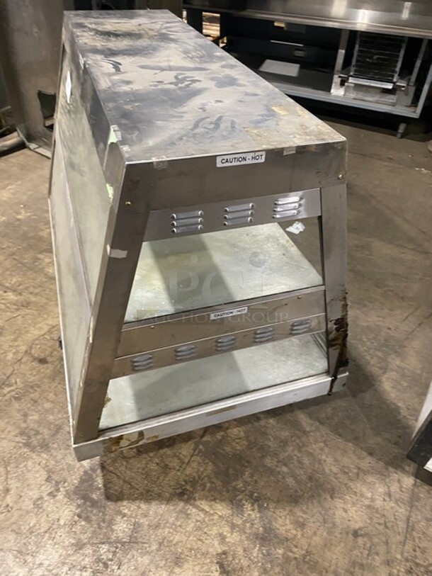 Merco Commercial Countertop Food Warming Display Case! All Stainless Steel Body!  - Image 3 of 7