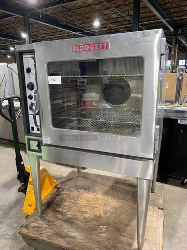 Blodgett Commercial Electric Powered Convection Oven! With View Through Door! Metal Oven Racks! All Stainless Steel! On Legs! Model: BC14E/AA SN: 031902IY070S 3 Phase