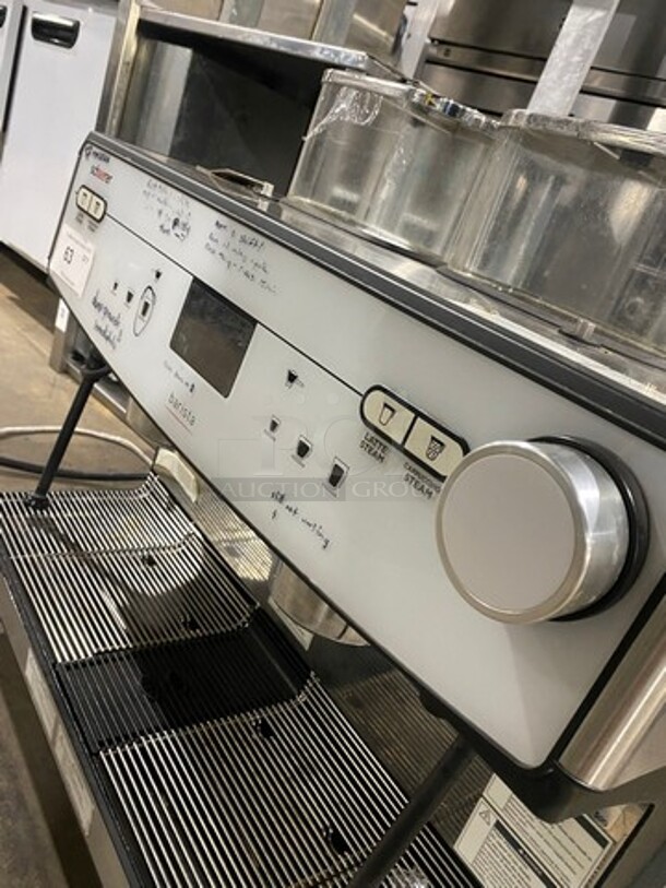 WOW! LATE MODEL! Dunkin Donuts Edition! Schaerer Commercial Countertop 2 Group Espresso Machine! With Steam Lines! Stainless Steel! On Small Legs! - Image 6 of 11