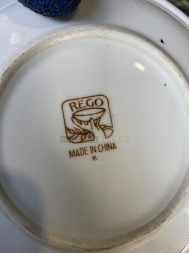 ALL ONE MONEY! Rego Saucers! White With Thin Gold Trim! - Image 5 of 5