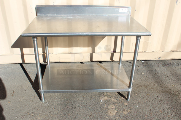 AWESOME! Stainless Steel Work Table 48x30x39-1/2 - Image 2 of 4
