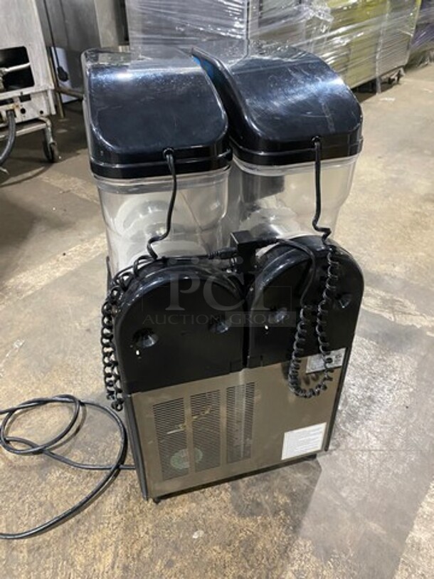 NICE! Omega Commercial Countertop 2 Flavor Slushie/ Frozen Beverage Dispenser! Model: OFS20 SN: 2FS15100110 120V 60HZ 1 Phase - Image 3 of 9