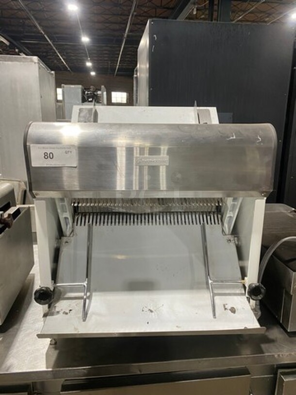 LATE MODEL! 2019 Two Thousand Commercial Countertop Bread Loaf Slicer! Model: TTD7B 110V 60HZ 1 Phase - Image 1 of 9