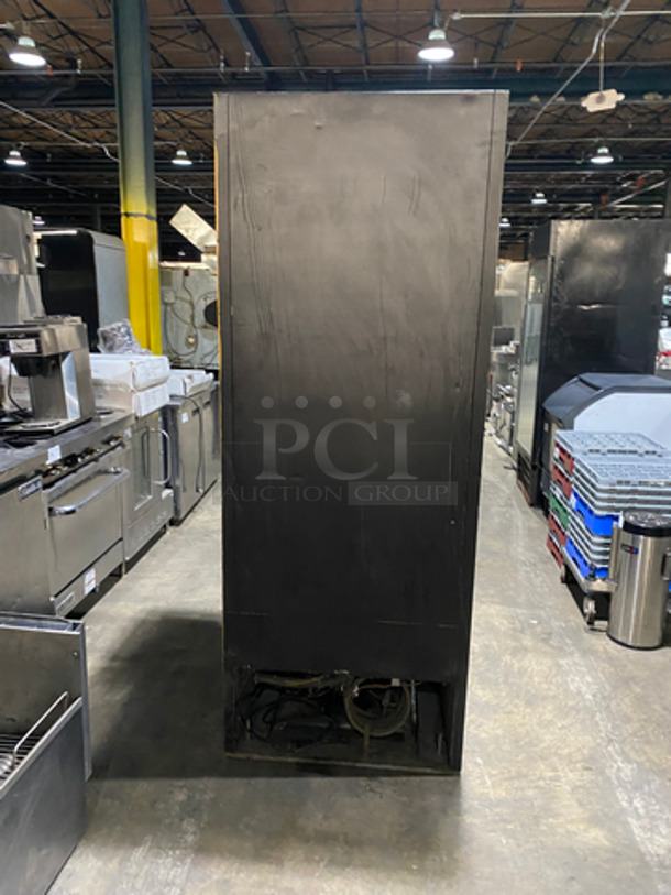 Commercial Refrigerated Single Door Reach In Merchandiser! With View Through Door! Poly Coated Racks! NOT TESTED! - Image 2 of 9