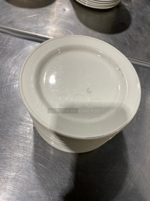ALL ONE MONEY! Small White Dessert Plates! - Image 2 of 4