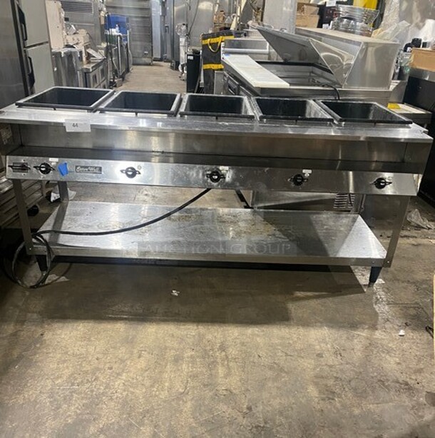 Serve Well 5 Bay Steam Table w/ Undershelf! On Legs! - Image 1 of 10