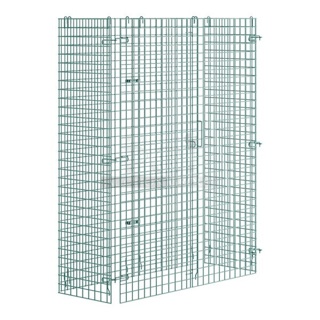 BRAND NEW SCRATCH AND DENT! Regency 460EGSC1848 NSF Green Wire Security Cage - 18" x 48" x 61".