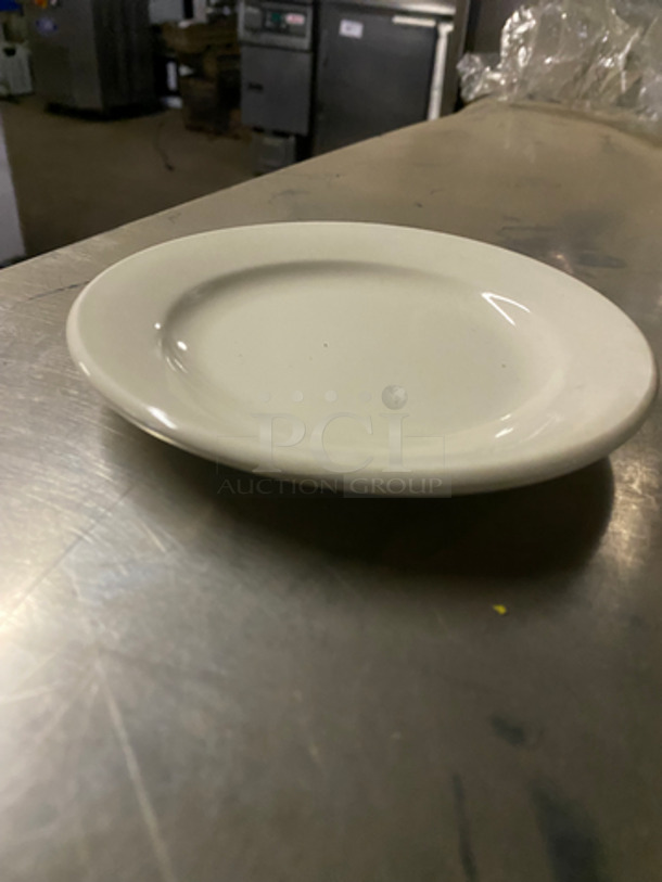 ALL ONE MONEY! NEW! White Ceramic Dessert Plates! - Image 3 of 3