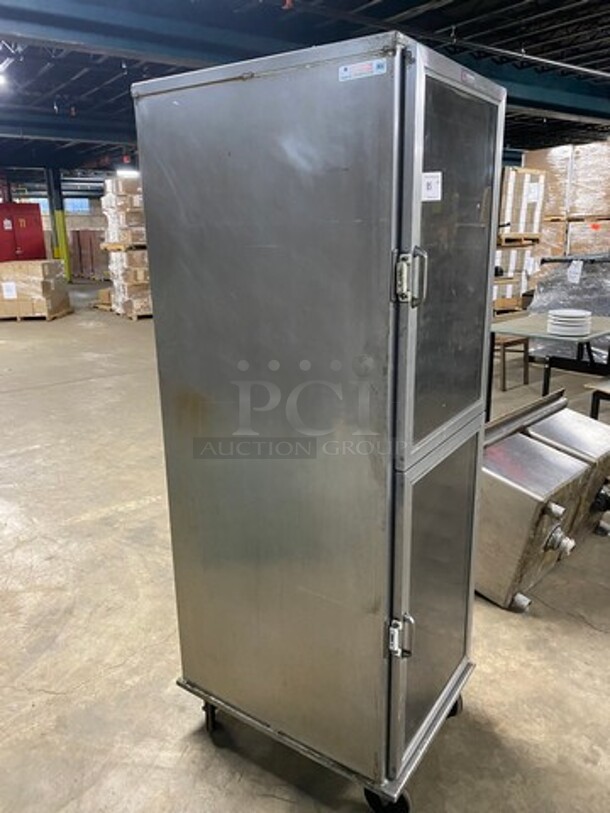 Lockwood Commercial Enclosed Pan Transport Rack! With 2 Half View Through Doors! All Stainless Steel! On Casters! Model: CA72RR18R - Image 2 of 7
