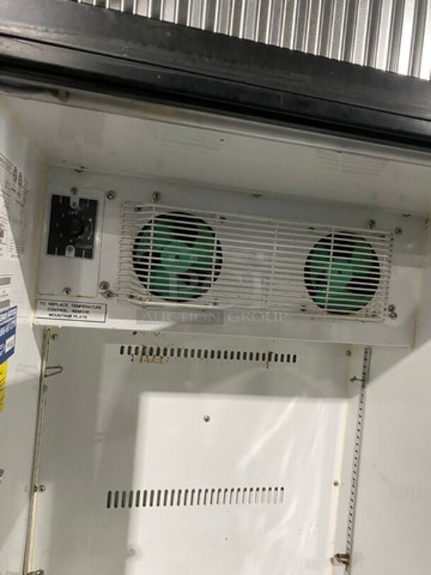 IDW Commercial Single Door Reach In Cooler Merchandiser! With View Through Door! With Poly Coated Racks! Model: G12S SN: S201401220998 110/120V - Image 6 of 8