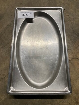 Stainless Steel Food Serving/ Showcase Pan! Great For Displaying Salads & Ready To Eat Foods! 6x Your Bid!