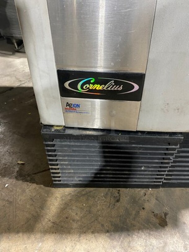 Cornelius Model CCU0220AH11 Stainless Steel Commercial Self Contained Ice Machine! MODEL CCU022AH11 SN:87B1108GC065 115V 1PH  - Image 6 of 10