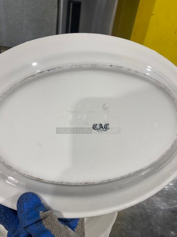 ALL ONE MONEY! WHITE OVAL PLATES! - Image 6 of 7