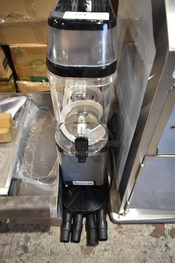 Narvon 378SM1 Stainless Steel Commercial Countertop Single Hopper Slushie Machine. 115 Volts, 1 Phase. Tested and Working!