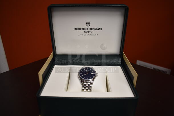 BRAND NEW IN BOX! Frederique Constant Classics Index Chronograph Automatic FC-303NN5B6B Watch