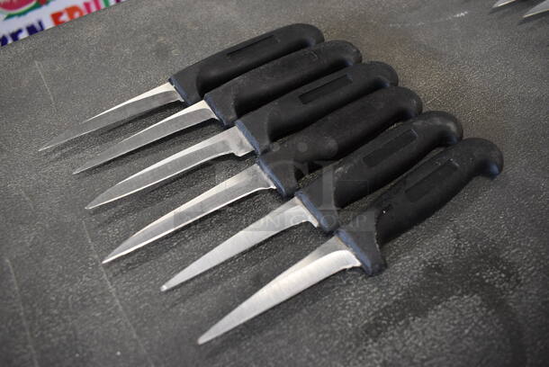 6 Sharpened Stainless Steel Paring Knives. Includes 7". 6 Times Your Bid! - Image 3 of 4