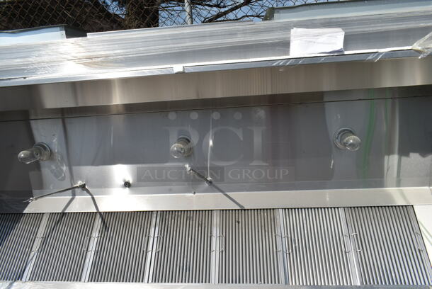 BRAND NEW! 11.5' CaptiveAire 5424 ND-2 Stainless Steel Commercial Grease Hood w/ Filters and Lights. - Image 3 of 11